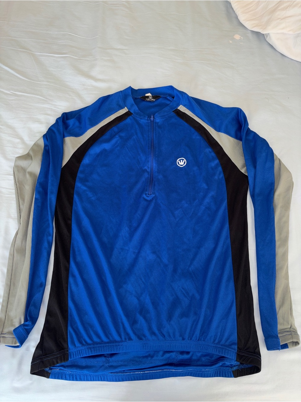 Blue Long-Sleeve Cycling Jersey by Canari